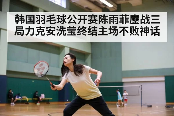 韩国羽毛球公开赛陈雨菲鏖战三局力克安洗莹终结主场不败神话